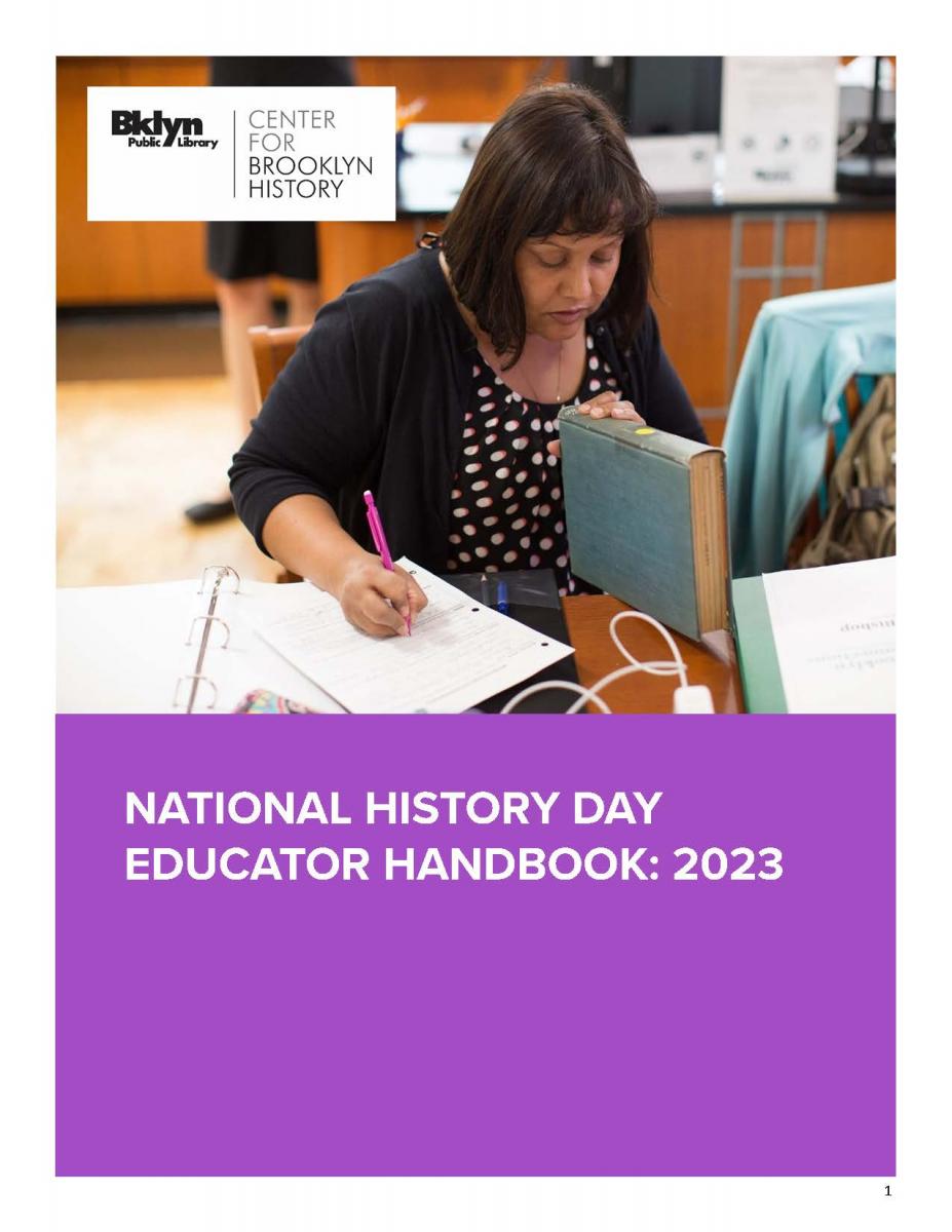 Contest Handbooks, Rules, and Key Information Brooklyn Public Library